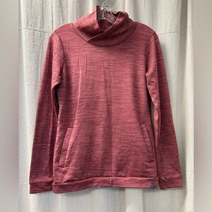 PYUA/ woman’s/ long sleeve/ cross over neck/ performance fabric, size S